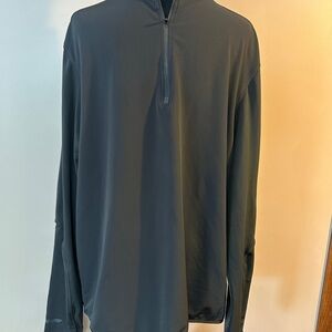 Champion Black Reflective Zip Pullover Jacket XL
